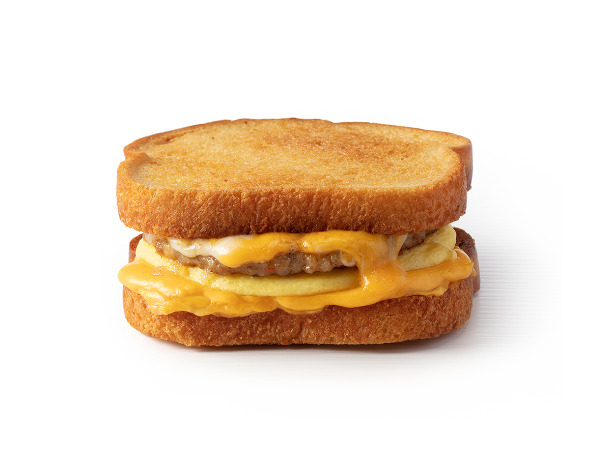 Sausage, Egg & Cheese Grilled Cheese