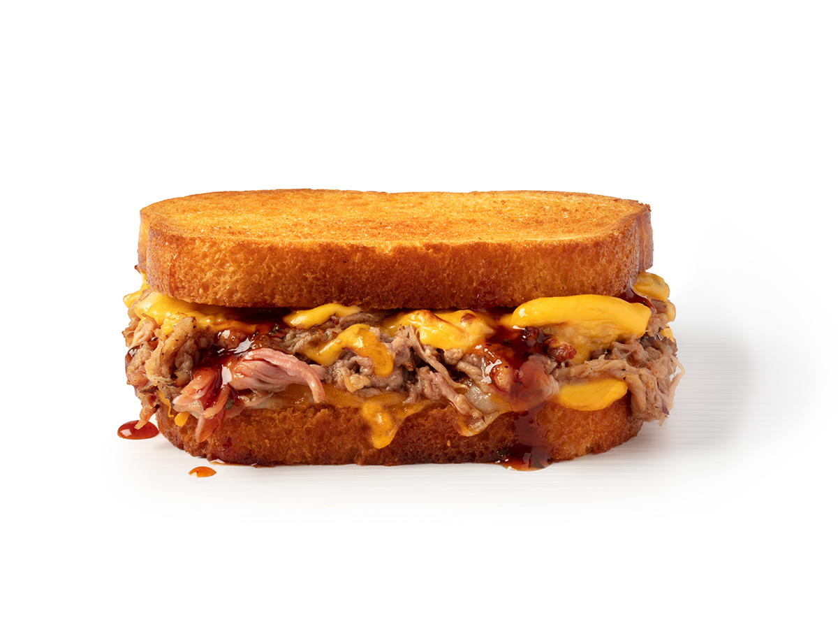 BBQ Pork Grilled Cheese